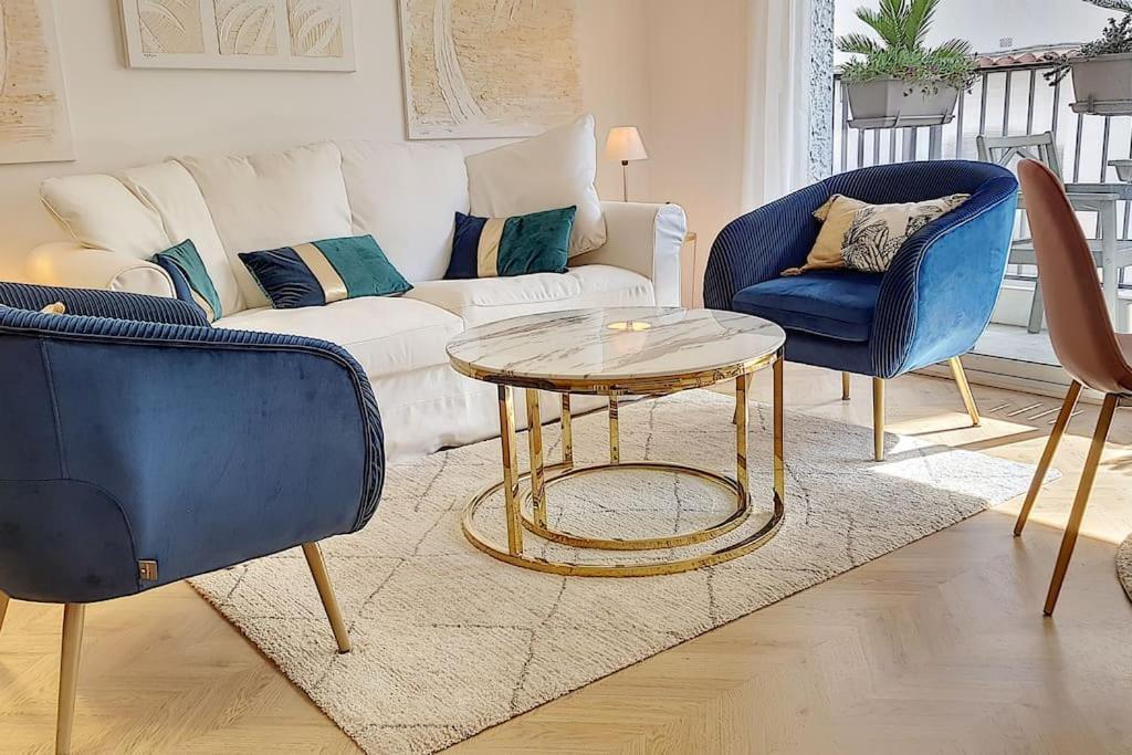 Appartement Style Architecte Proche De La Plage 戛纳 外观 照片