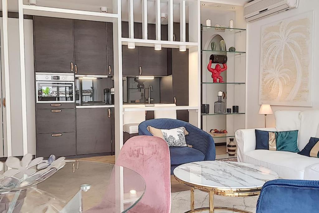 Appartement Style Architecte Proche De La Plage 戛纳 外观 照片